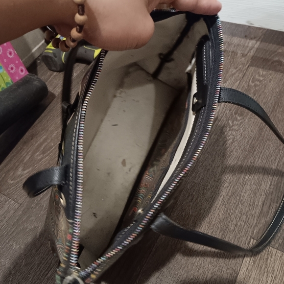 Vintage Y2K Dooney & Bourke Rainbow Graffiti - Picture 4 of 6